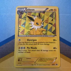 Jolteon BW91 Black & White Promo Holo 2013 Played Nintendo Pokemon Card - Image 1