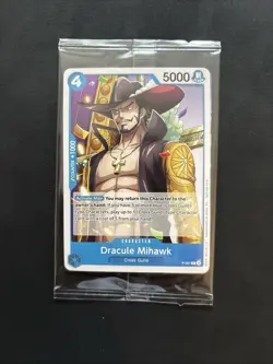 Mihawk (OP11 Release Event) P-081 One Piece Promotion Cards SEALED - Image 1