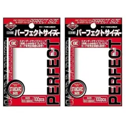 2 x KMC 100 STANDARD MTG CARD BARRIER SLEEVES DECK PROTECTOR - PERFECT FIT SIZE - Image 1