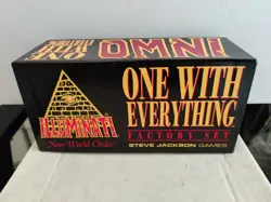 Illuminati New World Order One With Everything INWO Card Game By Steve Jackson - Image 1