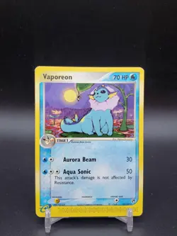 Vaporeon 25/100 EX Sandstorm Rare HP Pokemon Card - Image 1