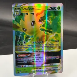 Pokemon Card Leafeon VSTAR SWSH195 Black Star Promo - Image 1