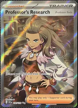 Professor's Research 240/198 SV01: Scarlet & Violet Base Set Holo - Pokemon Card - Image 1