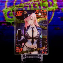 Zero Two Waifu Trading Card 002 CR-01 Premium Gold Foil Anime ACG Femme Darling - Image 1
