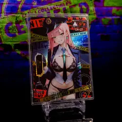 Zero Two Waifu Trading Card 002 CR-01 Premium Gold Foil Anime ACG Femme Darling - Image 2