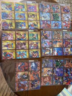 1995 Marvel Overpower card game lot, unsorted, 1300+ Cards - Image 2