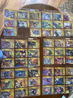 1995 Marvel Overpower card game lot, unsorted, 1300+ Cards - Image 3
