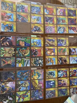 1995 Marvel Overpower card game lot, unsorted, 1300+ Cards - Image 4