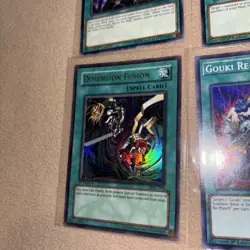 Yugioh Trading Cards Spell Lot W. Dimension Fusion 1st Edition & Holos, 8 Cards - Image 5