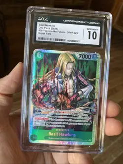 Basil Hawkins SR English 500 Years In The Future One Piece Card Graded 10 CGC - Image 1