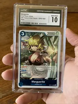 One Piece Card (Marguerite) foil- OP07 500 Years In The Future Graded CGC 10 - Image 2