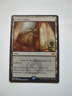 Magic the Gathering Cabal Coffers Mythic Card 301/303 Modern Horizons 2 - Image 1