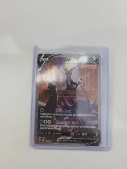 Pokemon TCG Umbreon v Evolving Skies Holo Ultra Rare Card 189/203 Mint Condition - Image 1