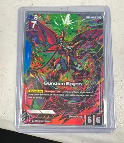 Gundam Epyon LR+ Alt Art Foil - Dual Impact GD02 Legend Rare Card TCG - Image 1