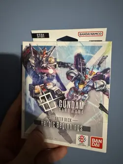 Gundam Card Game ST01 Heroic Beginnings Starter Deck New Sealed - Image 1