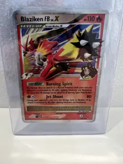 Pokemon TCG Blaziken FB Level x Holo Card 142/147 2009 - Image 1