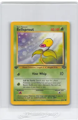 Bellsprout 49/64 - 1st Edition - Jungle SET - VINTAGE WOTC POKEMON CARD - LP/MP - Image 1