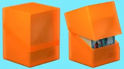 ULTIMATE GUARD BOULDER POPPY TOPAZ Standard Size DECK CASE 100+ NEW Card Box MTG - Image 1