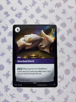 Riftbound Nexus Nights Foil NM English Stacked Deck Promo Card 183/298 - Image 1