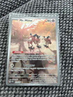 Mr Mime 179/165 Scarlet Violet TCG Pokemon Card English - Image 1