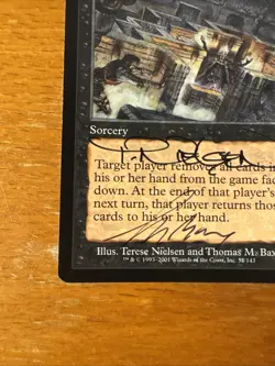 MTG Double Artist Proof Signed Suppress Apocalypse Nielsen And Thomas Baxa Mint - Image 4