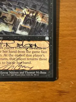 MTG Double Artist Proof Signed Suppress Apocalypse Nielsen And Thomas Baxa Mint - Image 5