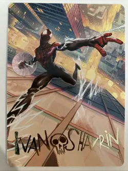 Ultimate Spider-Man Gold-Stamped Signature Art Card: Marvel's Spider-Man 41/54 - Image 1