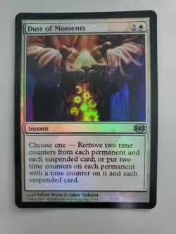 MTG Dust of Moments Future Sight Foil Uncommon - Image 1