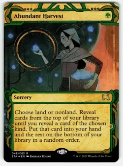 MTG Abundant Harvest Strixhaven: Mystical Archives 048/063 NM - Image 1