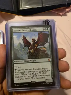 Ancient Bronze Dragon NM Commander Legends: Battle Baldur's Gate 214 / 361 MTG - Image 1