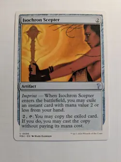 Isochron Scepter (White Border) 96 Mystery Booster 2 MB2 MtG - Image 1