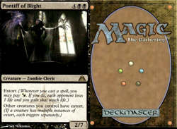 Magic the Gathering -MTG-Pontiff of Blight LP - Image 1