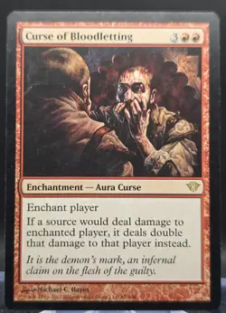 Curse of Bloodletting #85 Dark Ascension #85 Regular Rare - Image 1