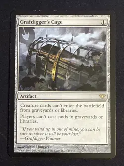 1x Grafdigger's Cage (149) Dark Ascension MP MTG Magic the Gathering x1 MKE - Image 1