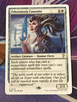Ethersworn Canonist (x1 White Border) MTG The List - Mystery Booster 2 - Image 1