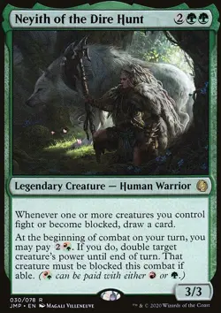 MTG Magic the Gathering Neyith of the Dire Hunt (30/496) Jumpstart NM - Image 1