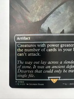 Bridge of Khazad-dum - Ensnaring Bridge (Surge Foil) Commander: the Lord of the - Image 5