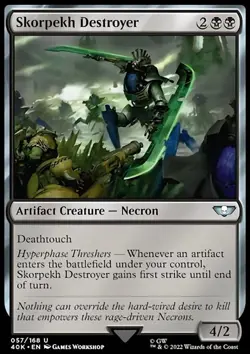 MTG Magic the Gathering Skorpekh Destroyer (57/640) Warhammer 40,000 LP - Image 1