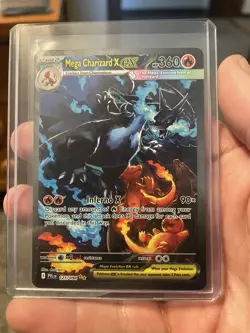 Mega Charizard X EX SIR 125/094 (English) Phantasmal Flames Pokemon TCG MINT - Image 1