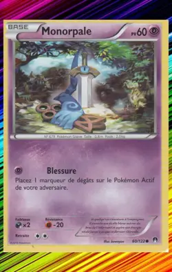 Monorpale - XY09:Rupture Turbo - 60/122 - Carte Pokemon Neuve Francaise - Image 1