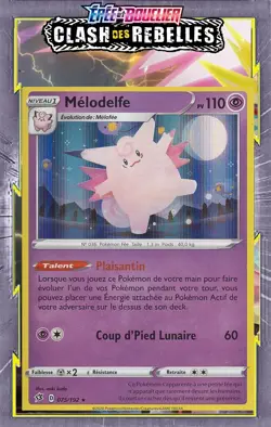 Melodelfe Holo -EB02:Clash des Rebelles- 075/192 -Carte Pokemon Neuve Francaise - Image 1