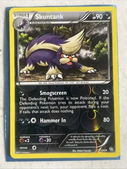 Skuntank - 77/124 - Uncommon - Reverse Holo Dragons Exalted Pokemon - Image 1
