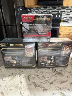 Pokemon Mega Evolution PC ETBs + Enhanced Booster Box - Image 1