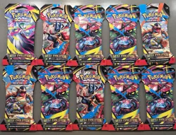Pokemon TCG Mega Evolution Sleeved Booster Packs LOT OF 10 FACTORY SEALED - Image 1