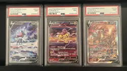 Pokemon Crown Zenith Legendary Beasts Set - Suicune V, Raikou V, Entei V - PSA 9 - Image 1