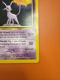 Pokemon TCG Espeon 20/75 Neo Discovery Regular LP-MP Free Shipping! - Image 4