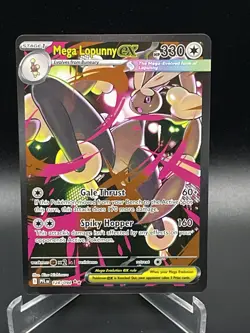 Pokemon Phantasmal Flames Mega Lopunny ex Special Illustration Rare 128/094 MINT - Image 1