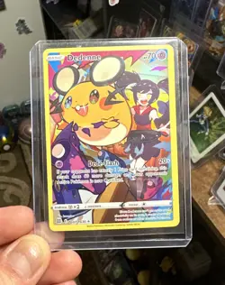 Pokemon TCG Dedenne Sword & Shield: Brilliant Stars TG07/TG30 Holo Secret Rare - Image 1