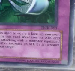 Yugioh Metalmorph Unlimited Edition Prismatic Secret Rare FMR-003 MP - Image 2