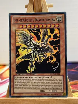 Der Geflugelte Drache Von Ra ORCS-DESE2 Super Rare Deutsch Poor YUGIOH - Image 1
